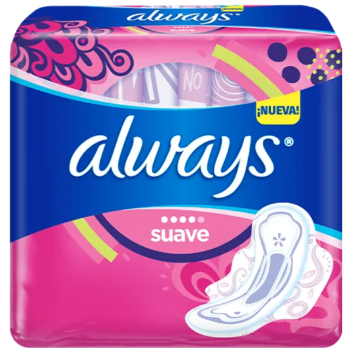 Always Toalla Suave Flujo Abundante Con Alas