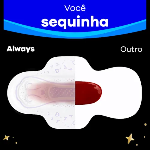 Always Noite Seca com Abas Fluxo Intenso