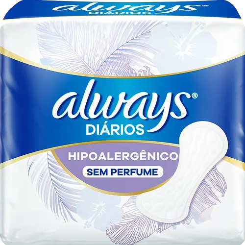 Always Diários Hipoalergênico Protetor Diário 40 unidades