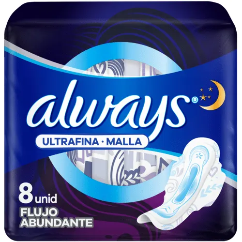 Toallas Higiénicas Ultrafina Seda-Sec Nocturna