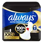 (pt-BR) - PDP - Always Noturno 01 - Always Noites Tranquilas Absorvente com Abas Seca Fluxo Hiper Abundante - 80813318 - Main Image