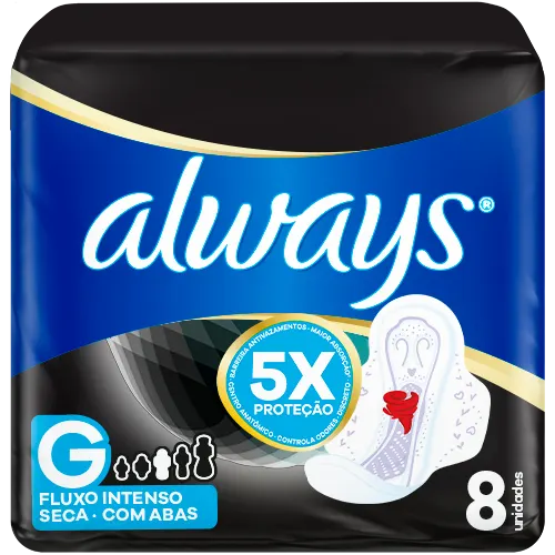 Absorvente Always Noturno Noites Tranquilas Com Abas Seca