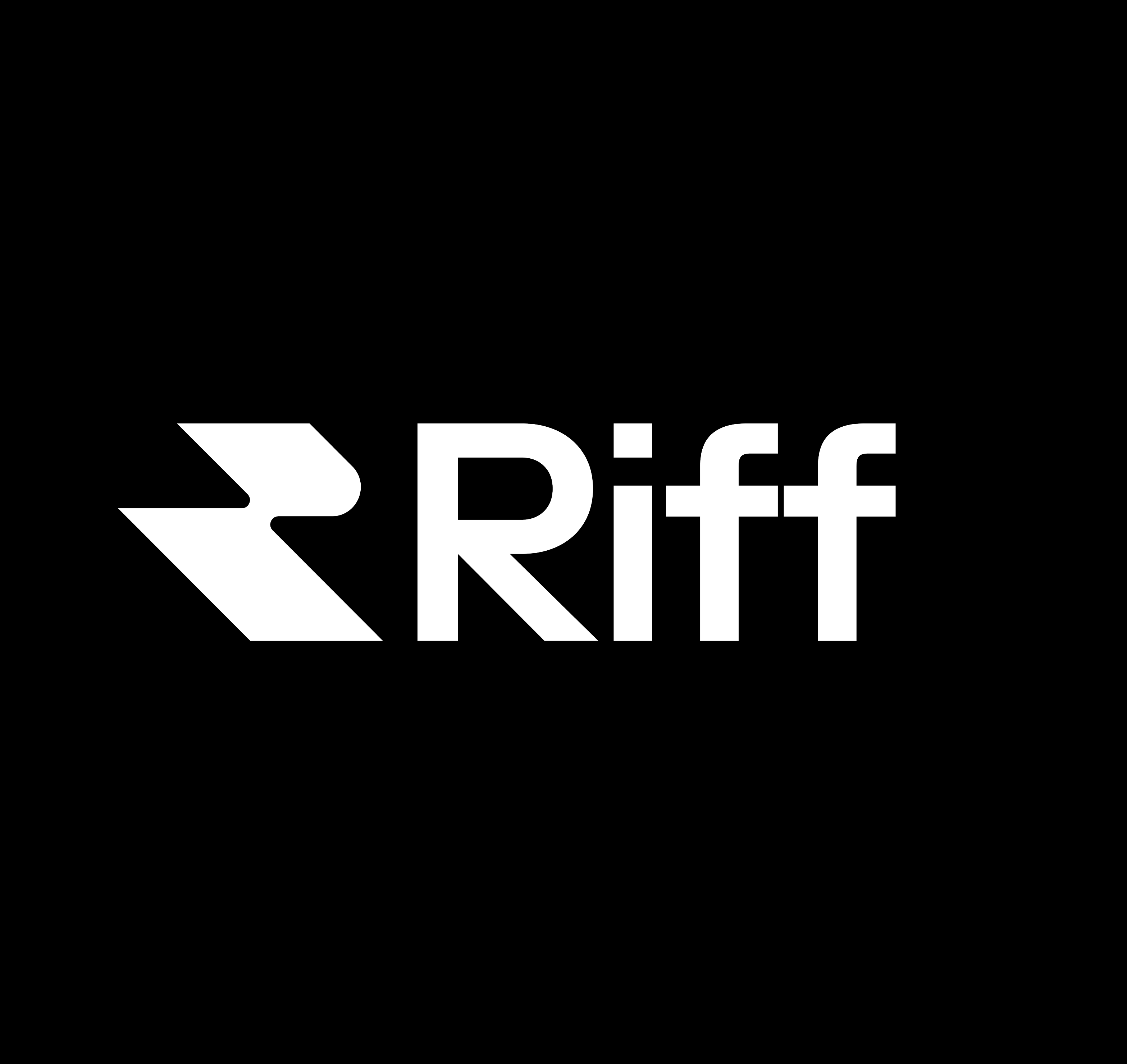 Riff logo black
