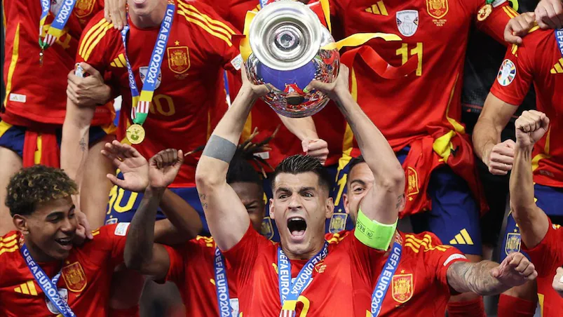 Spain made history by winning the Euro Cup 2024, becoming the first country to win the Euro Cup four times, defeating England in the final.