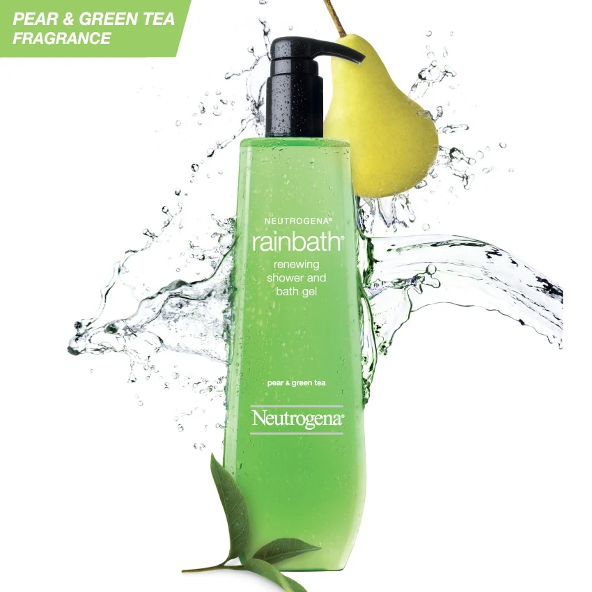 뉴트로지나 레인바스 리뉴잉 샤워 & 바스 젤 (피어&그린티) 