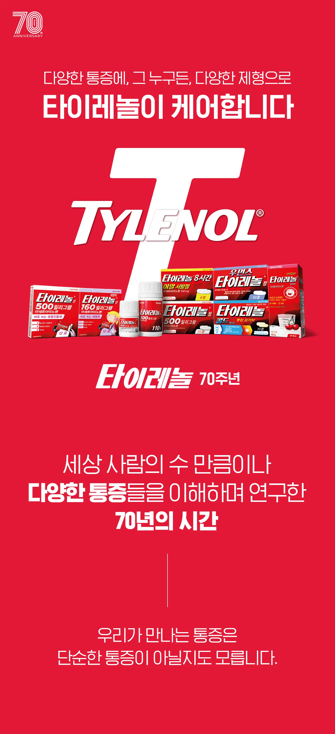 타이레놀 70주년