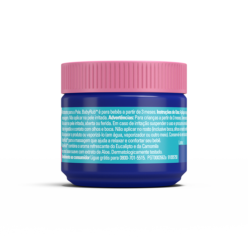BabyRub Pomada: Conforto para seu Bebê | Vick Brasil