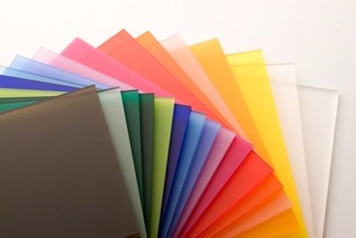 color and extruded acrylic sheets