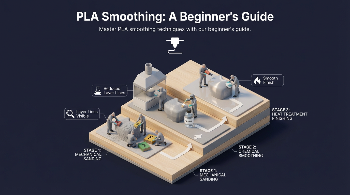 PLA Smoothing: A Complete Beginner's Guide to Professional Finishes