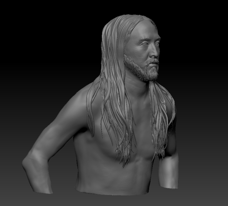 3D modeling Steve Aoki