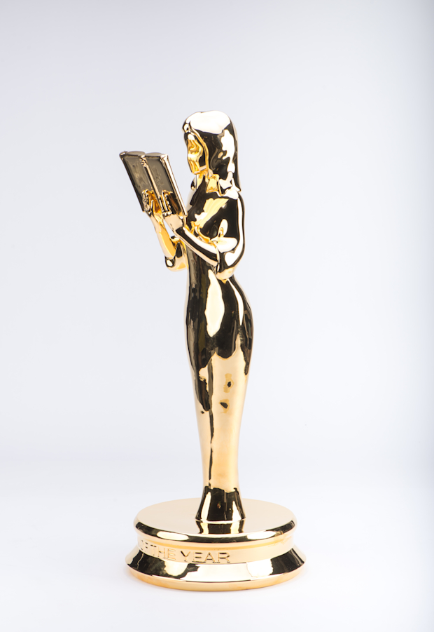 Book of the month trophy.