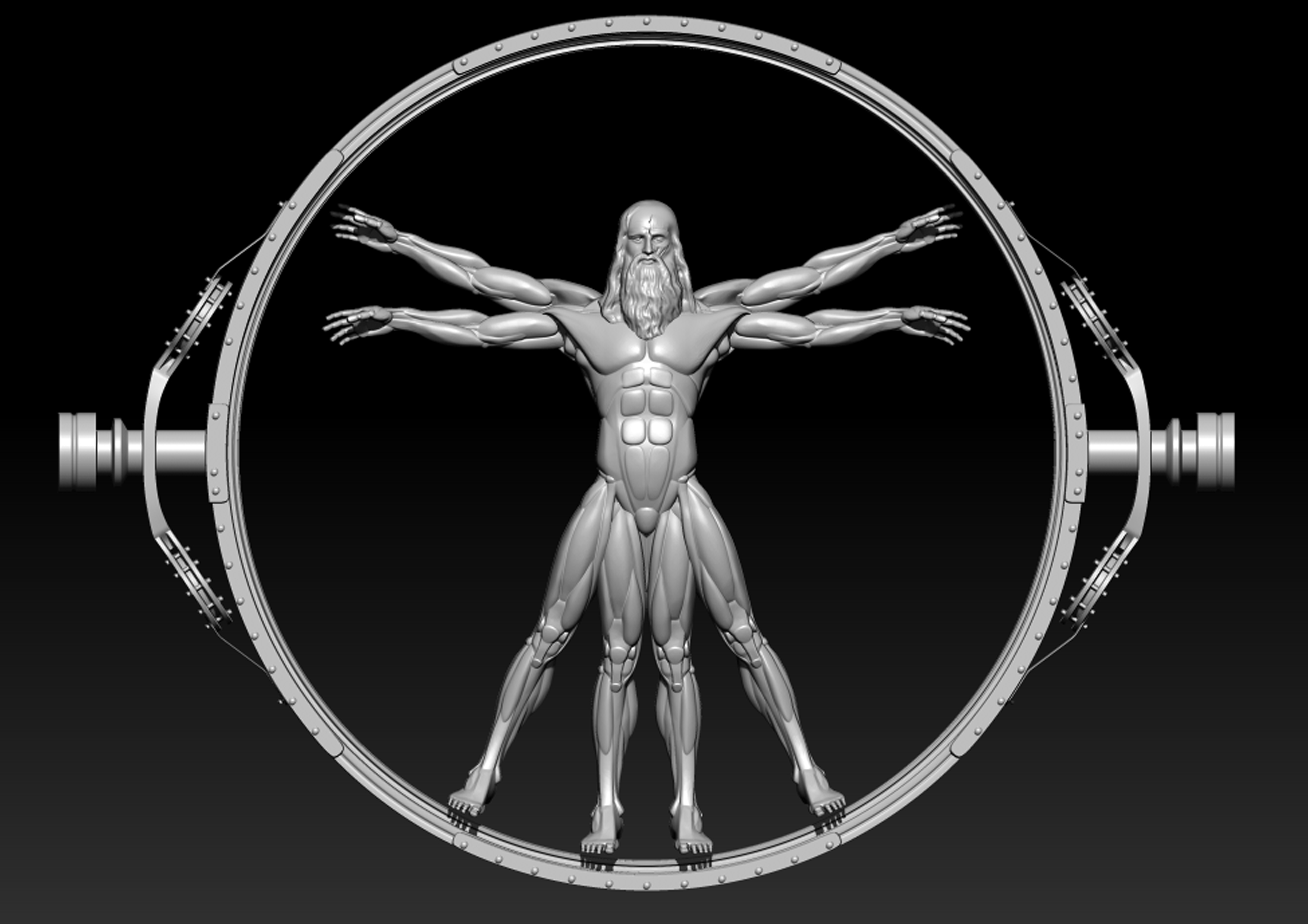 Westworld Inspired Vitruvian Man