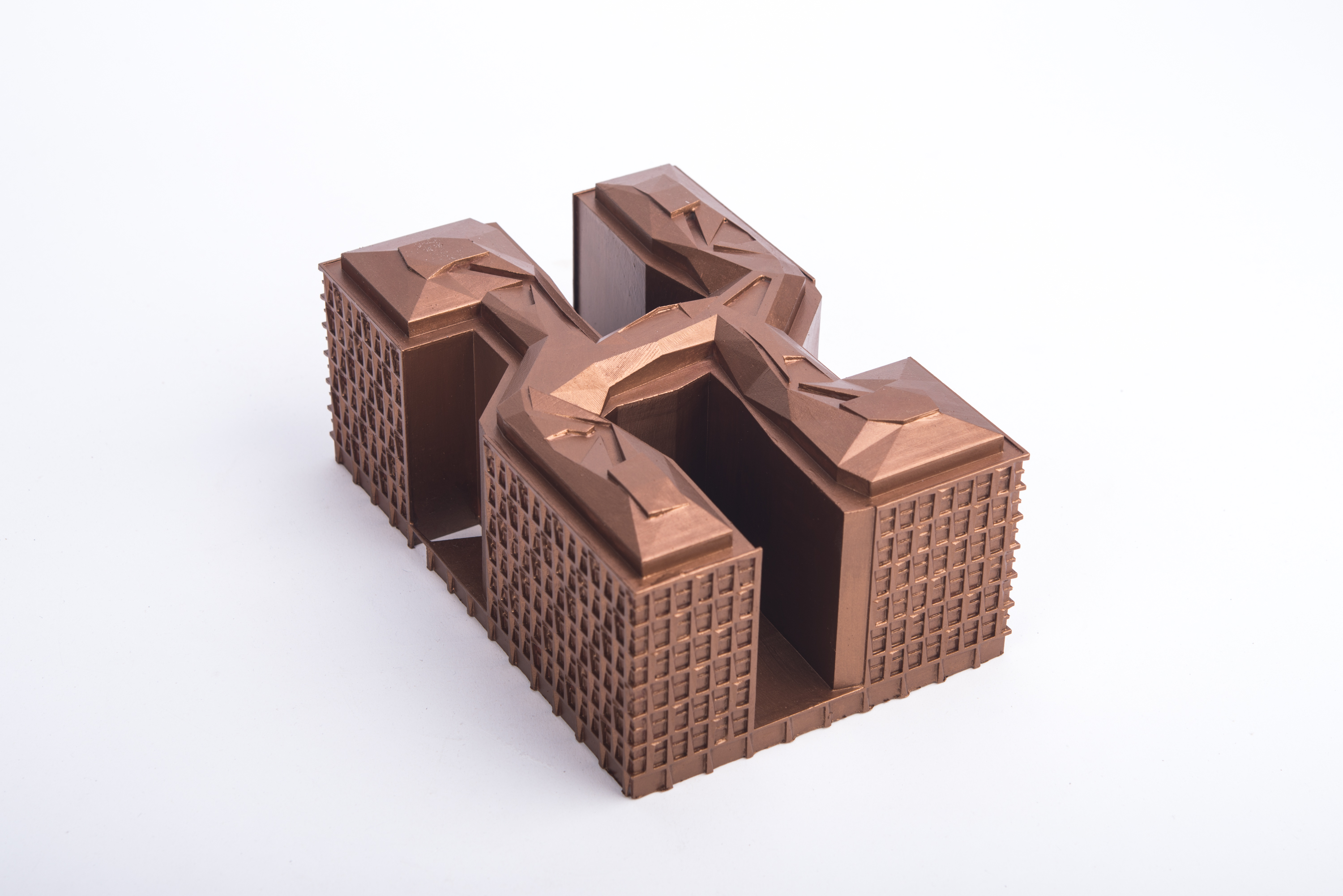 Bronze architecture model
