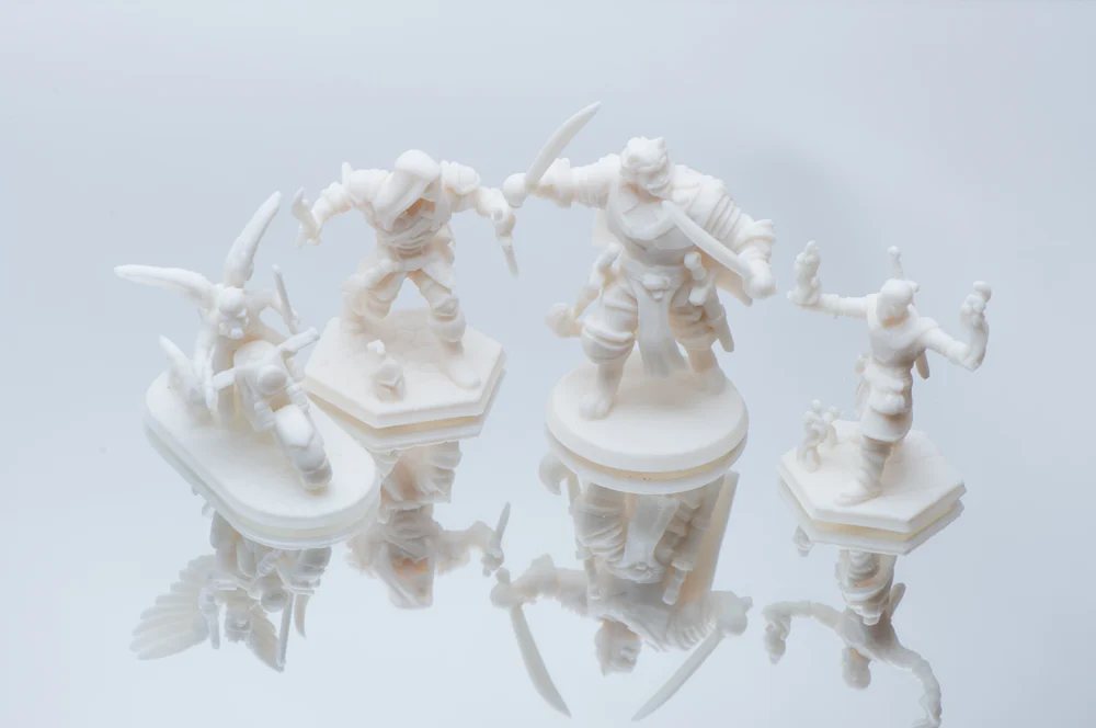 A highly detailed resin miniature produced by PrintAWorld