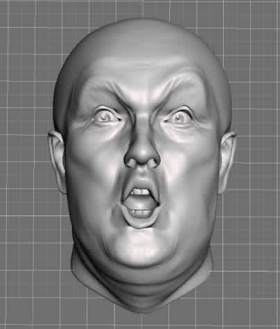 Trump Head 3D Model
