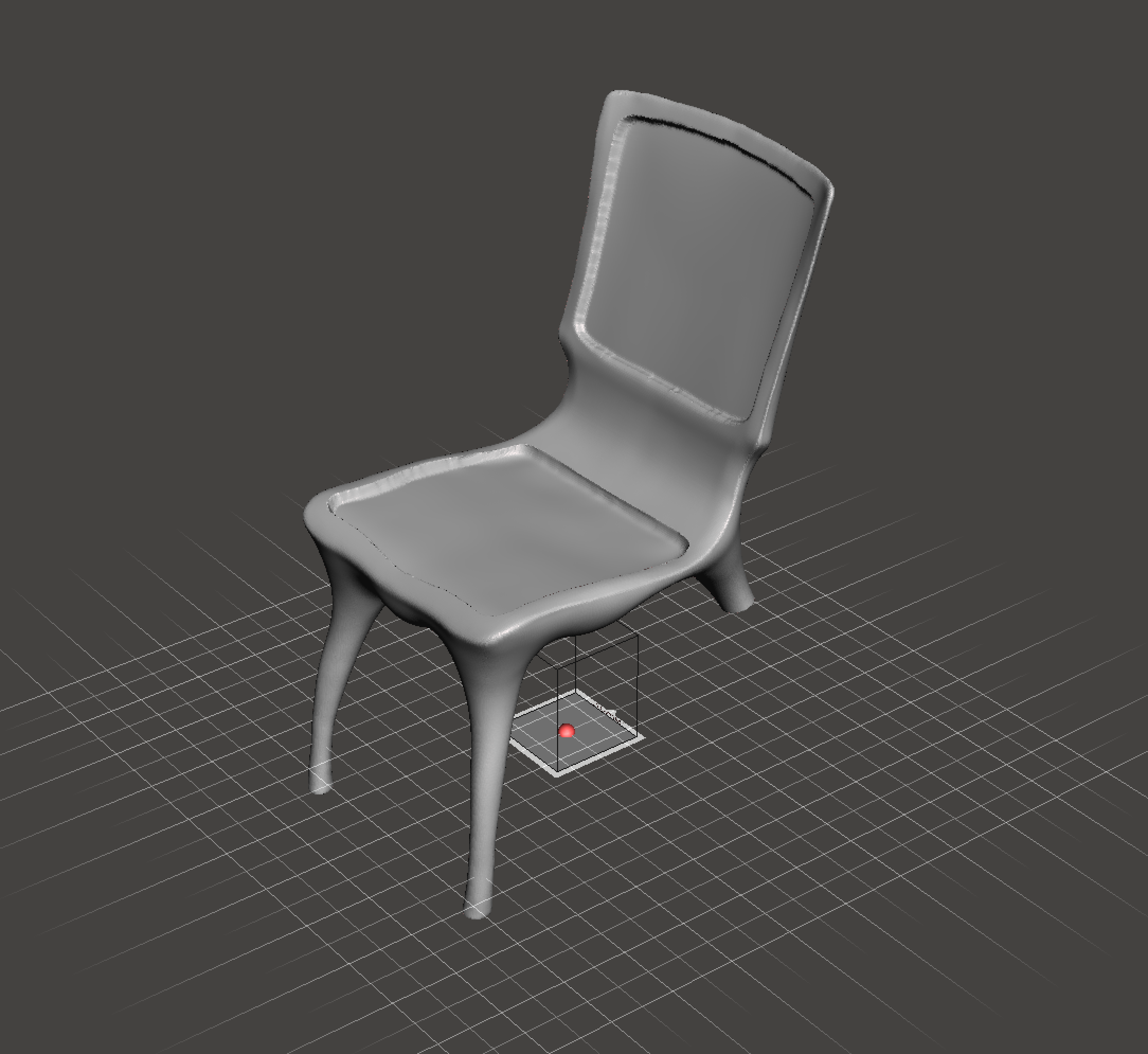 3D scan and 3d model of a designer furniture