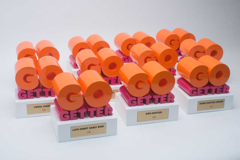 dunkin donut trophies