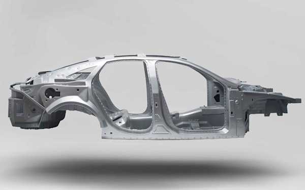 Audi Car Frame Painted