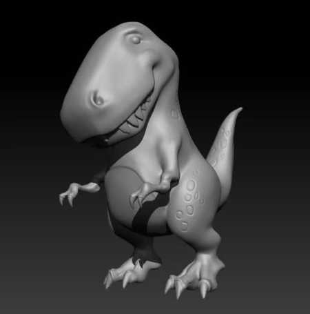 3D model of a dinosaur