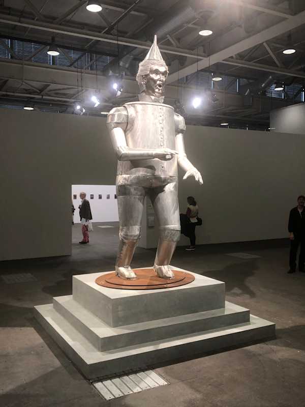 Tin Man Sculpture for Artist Coco Fusco