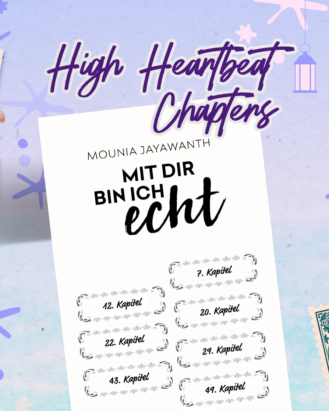 ONE | Mit dir bin ich echt | Character & Book Slider | Heartbeat