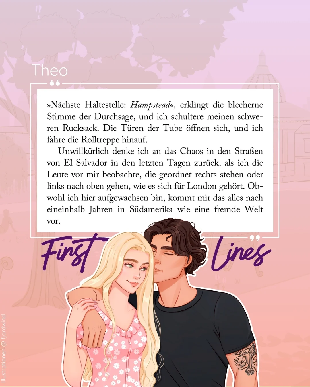 ONE | Three Words Unspoken | Theo First Lines