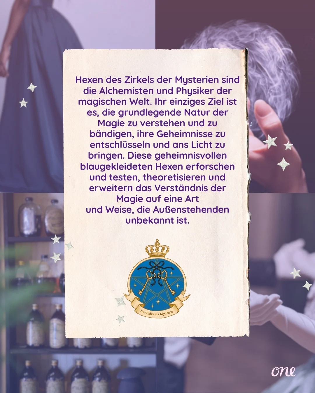 Zirkel blau Beschreibung