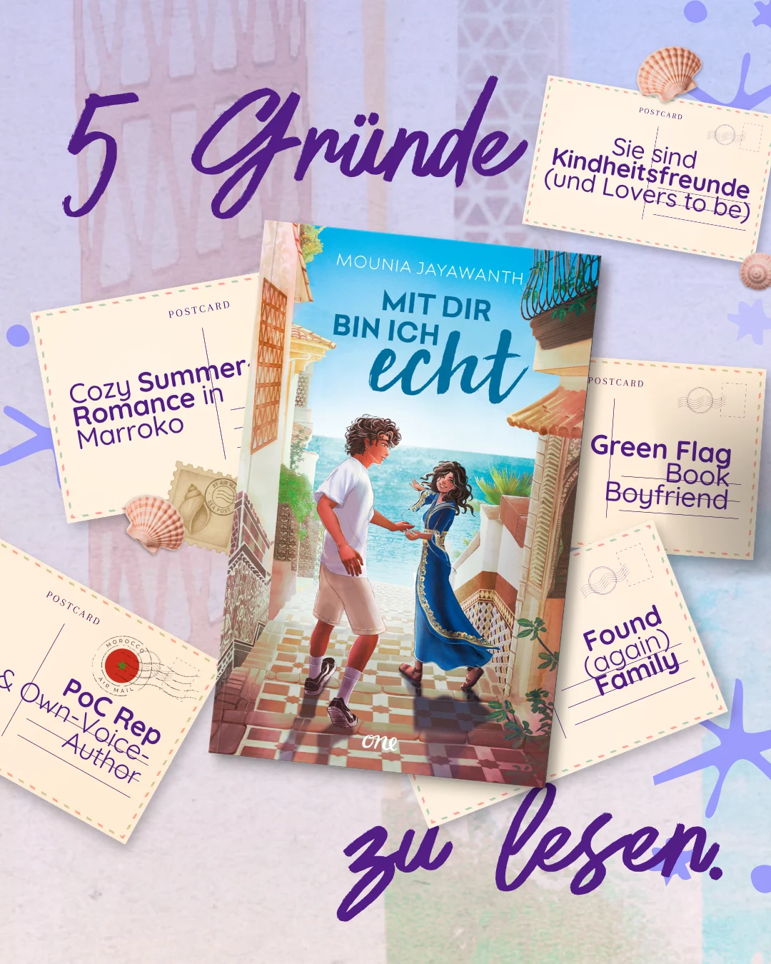 ONE | Mit dir bin ich echt | Character & Book Slider | 5 Gründe