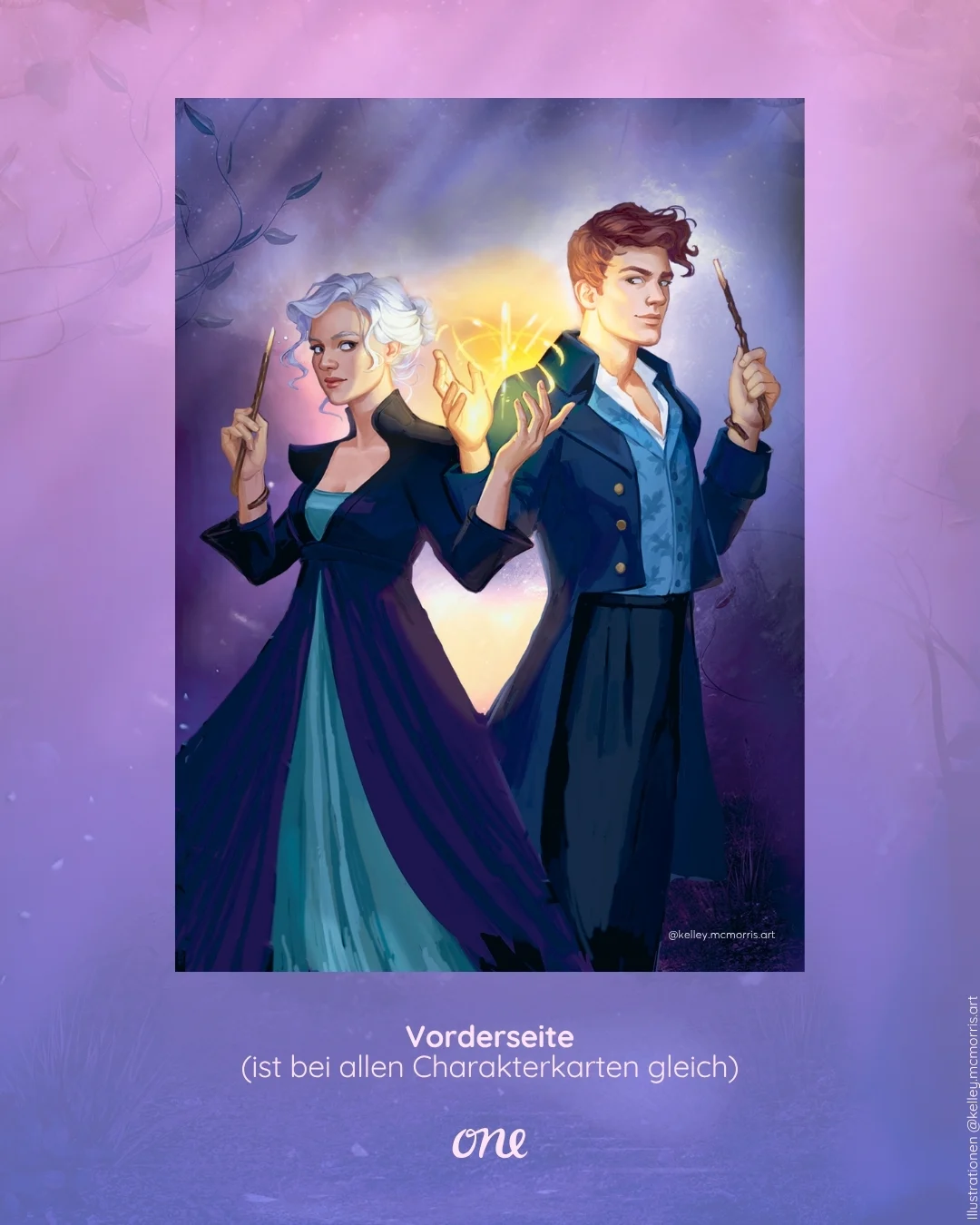 ONE | Wycherleys Band 1 | Die Debütantin | Charakterkarten Reveal Vorderseite