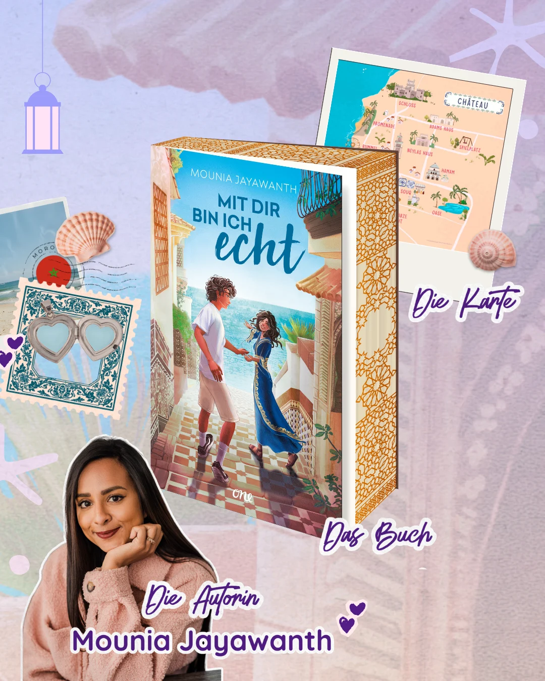 ONE | Mit dir bin ich echt | Character & Book Slider | Autorin & Karte