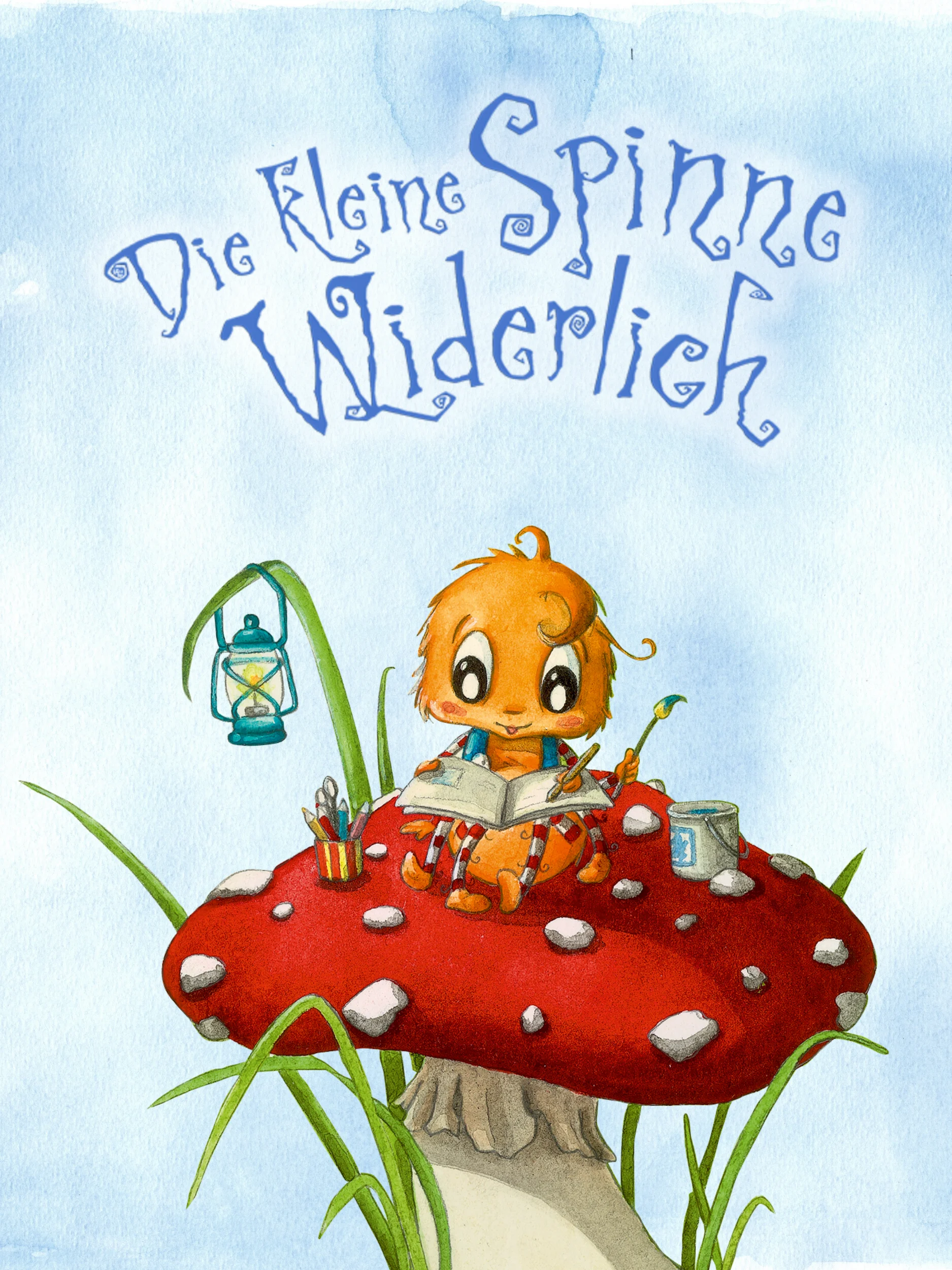 kleine Spinne widerlich