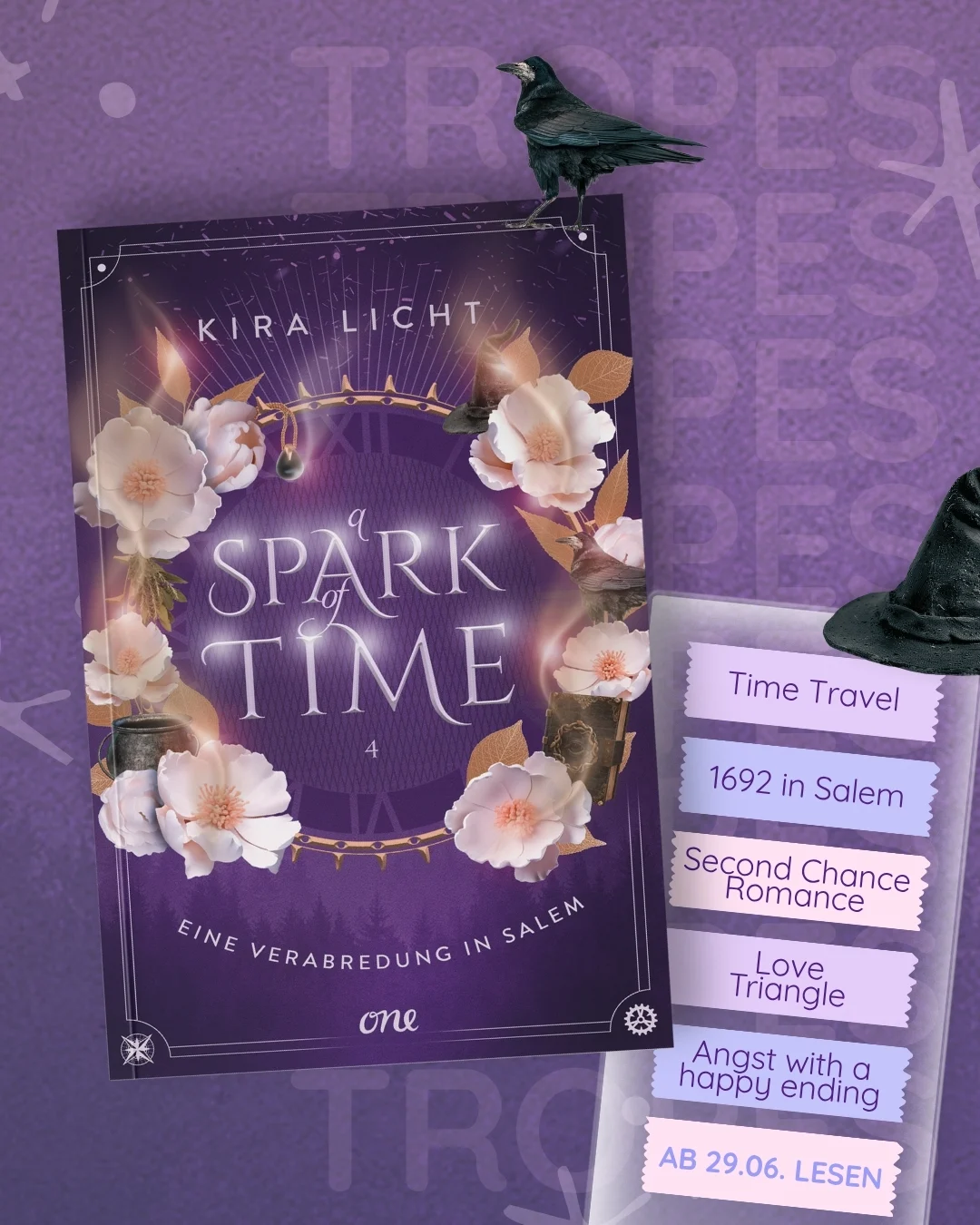 ONE | A Spark of Time 4 | Salem Book Slider | Tropes