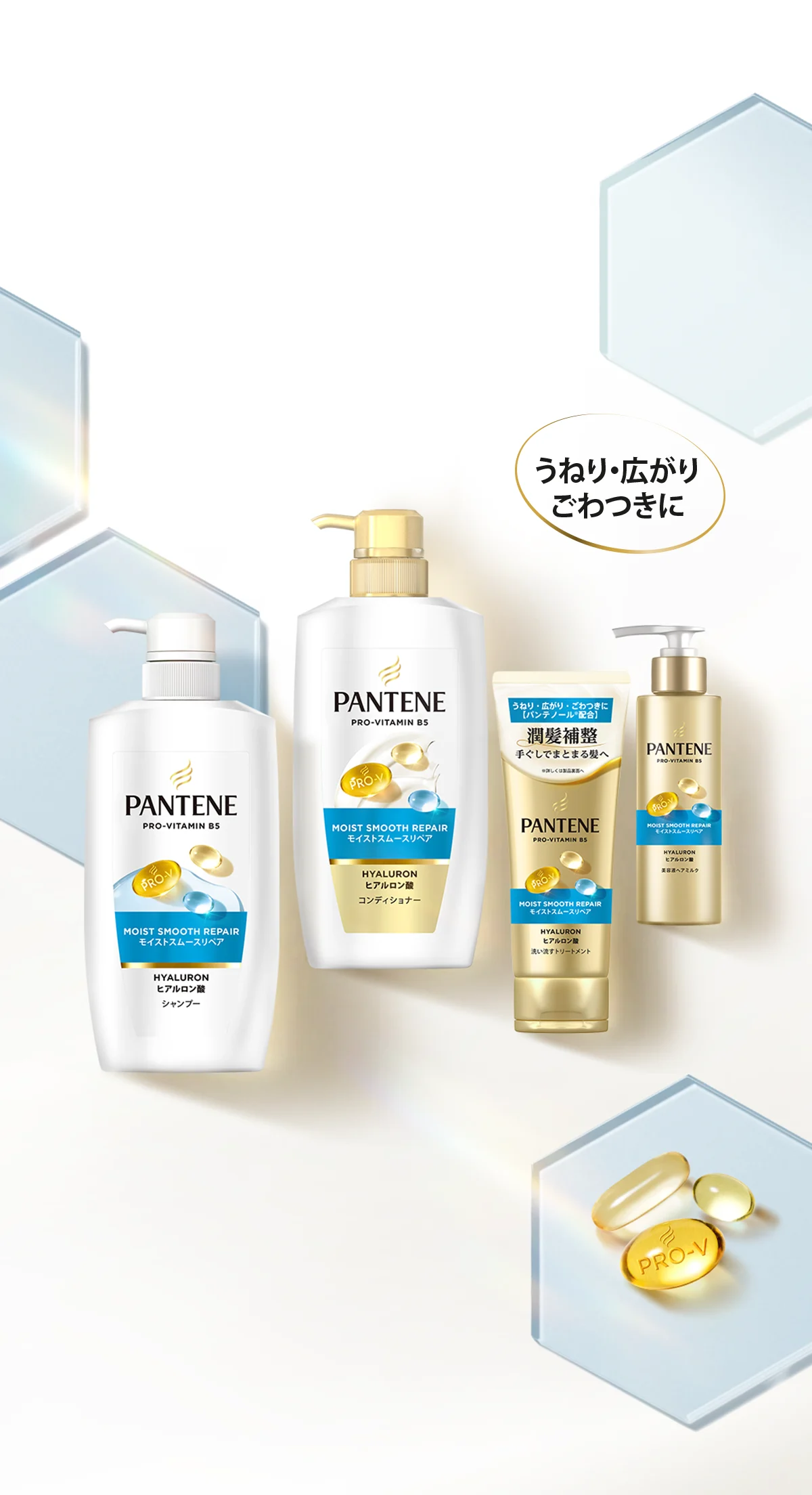 モイストスムースリペアシリーズ | パンテーン (PANTENE) 公式サイト