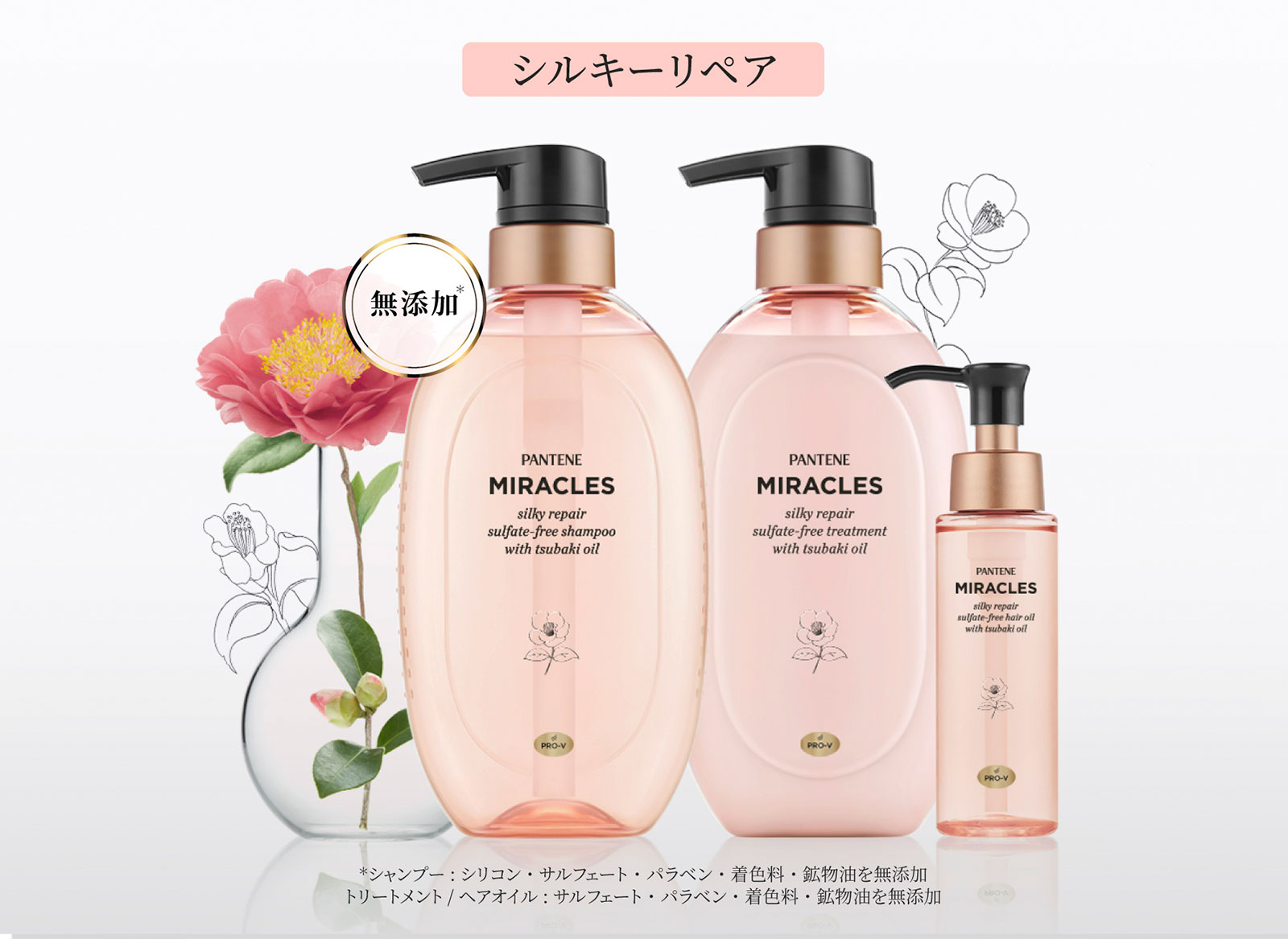 パンテーンミラクルズ (PANTENE MAIRACLES) 製品一覧 | パンテーン