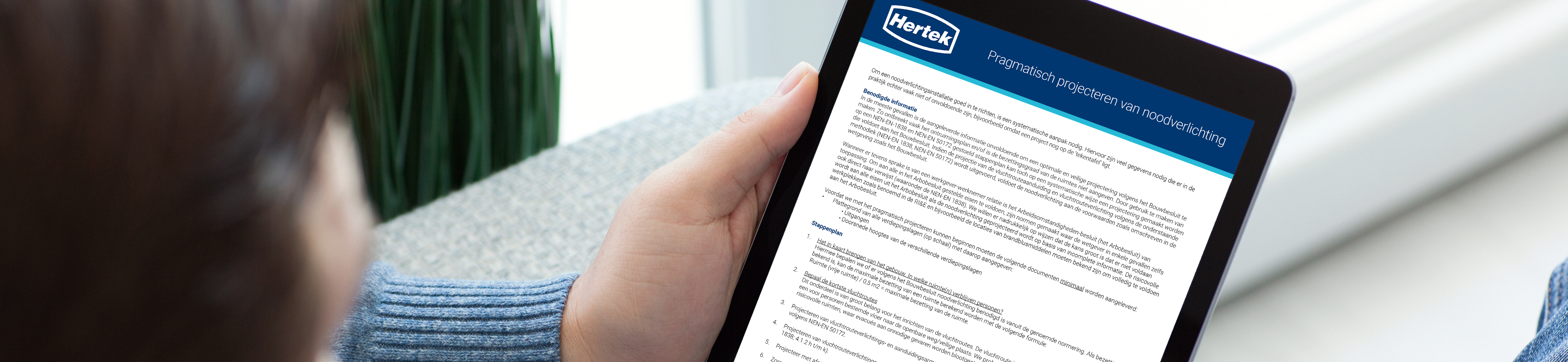 Kennisdocument Pragmatisch projecteren van noodverlichting