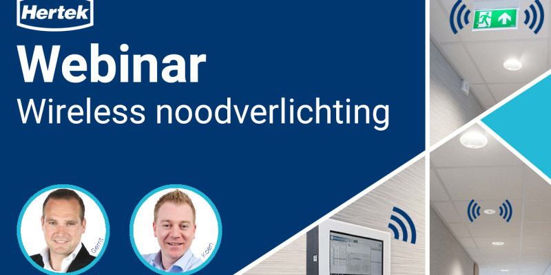 Webinar Tegel - Wireless Noodverlichting (excl. datum & tijd)