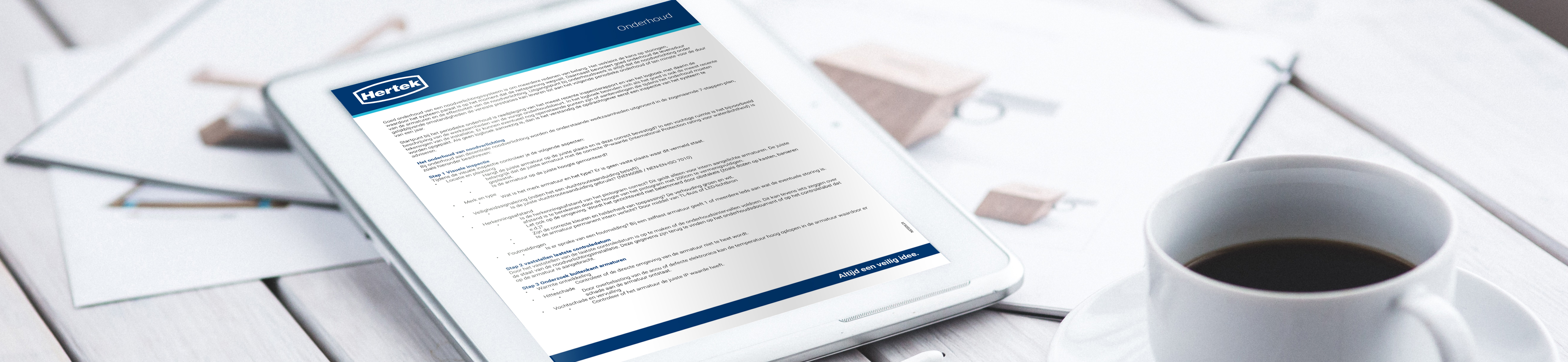 Onderhoud Tablet - Banner (13-3)