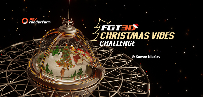 O FGT3D Christmas Vibes Challenge está Aberto para Submissões Agora!
