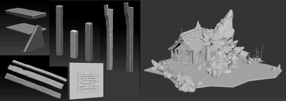 High-poly Modeling