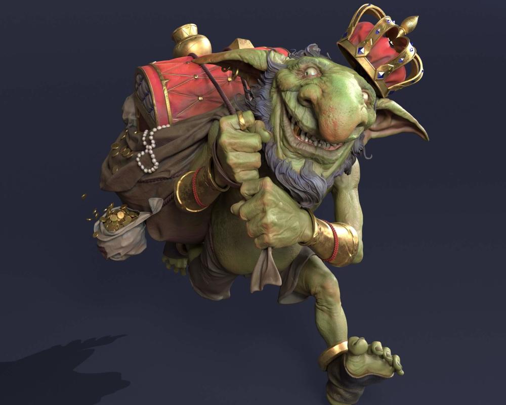 Texturing and Rendering - Goblin