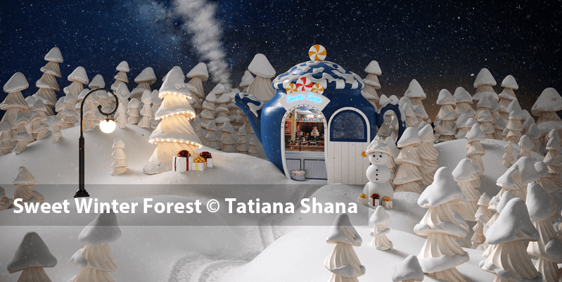 Sweet Winter Forest - Tatiana Shana