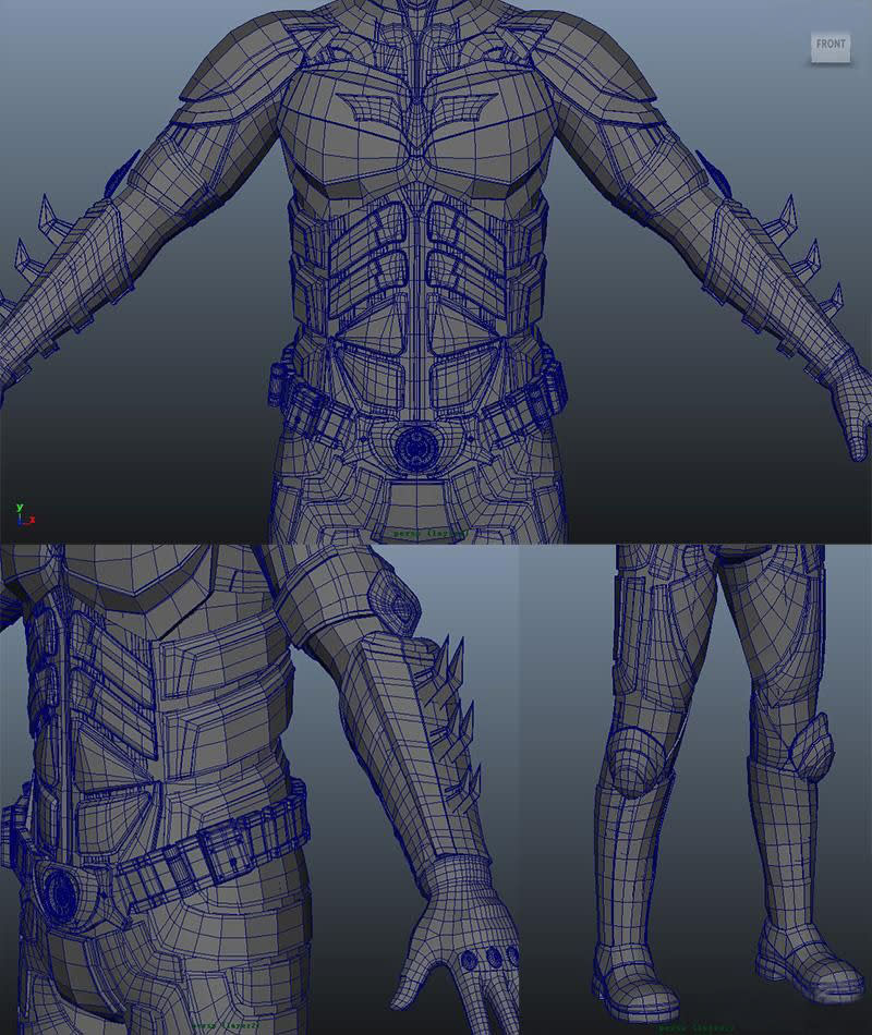 Maya Tutorial Production Process of 3D Artwork Batman-5