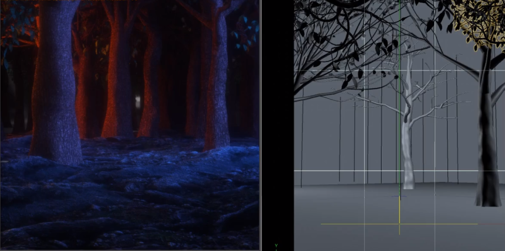 Octane for Cinema 4D To Make A Fantasy Forest Scene (12)