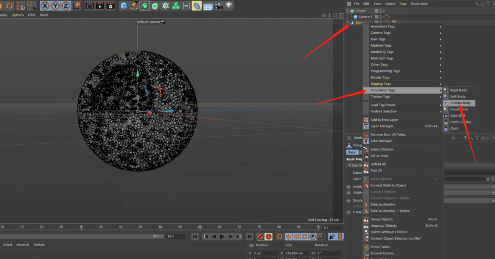 How to Make a Core-shell Structure in Cinema 4D