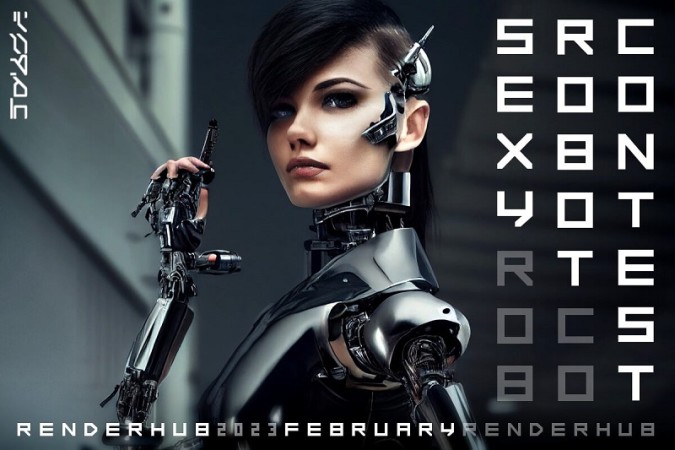 Renderhub Announced Winners of Sexy Robot Contest