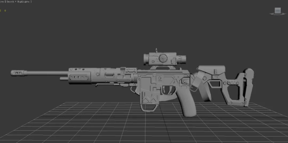 3ds Max Tutorials Making of firearms - 12