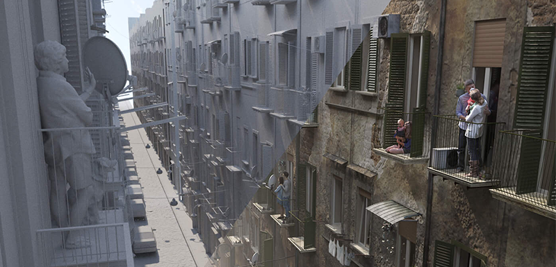 Bringing Vitality Back to Naples Alley with 3ds Max: Introducing 3D Awards Student Winner, Nicola Scognamiglio