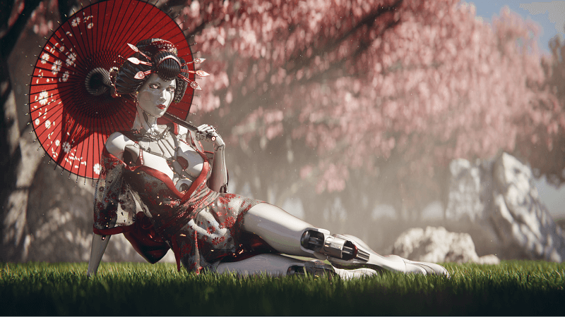 Cyber Geisha © Olisoda