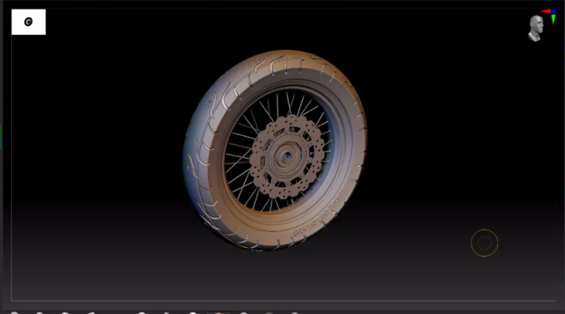 how to model a wheel in zbrush