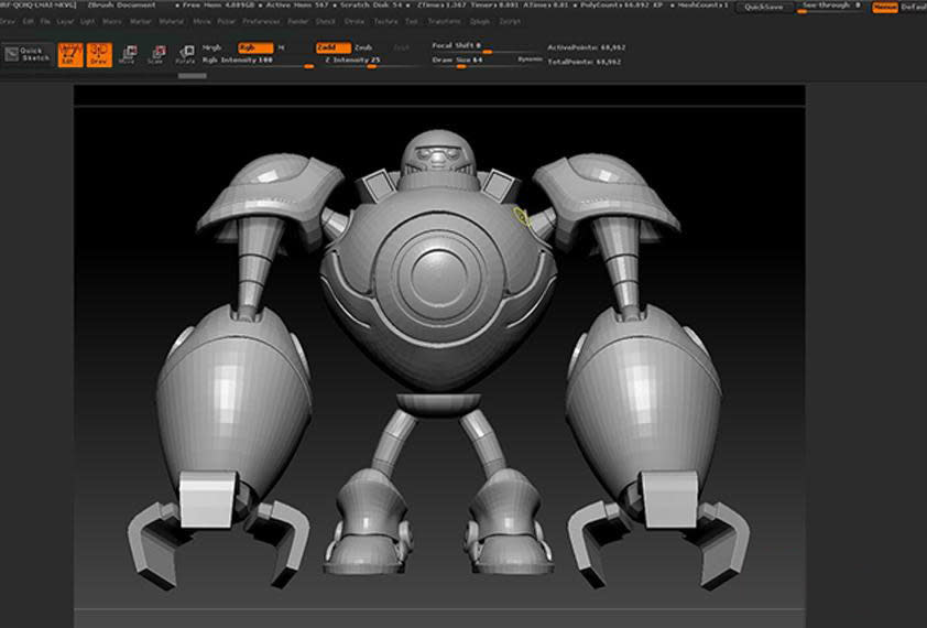 Making A Robots of League of Legends with Maya and Houdini-3